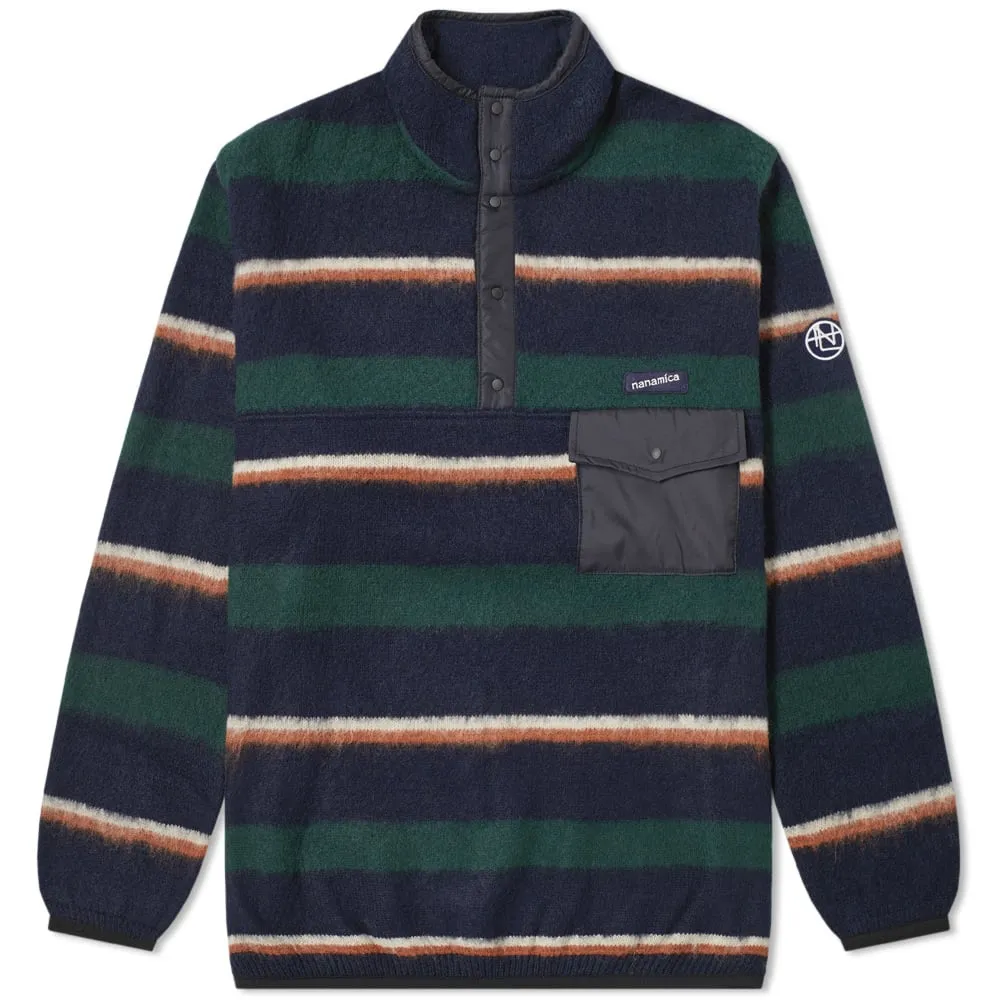 Nanamica Pullover KnitNavy & Green