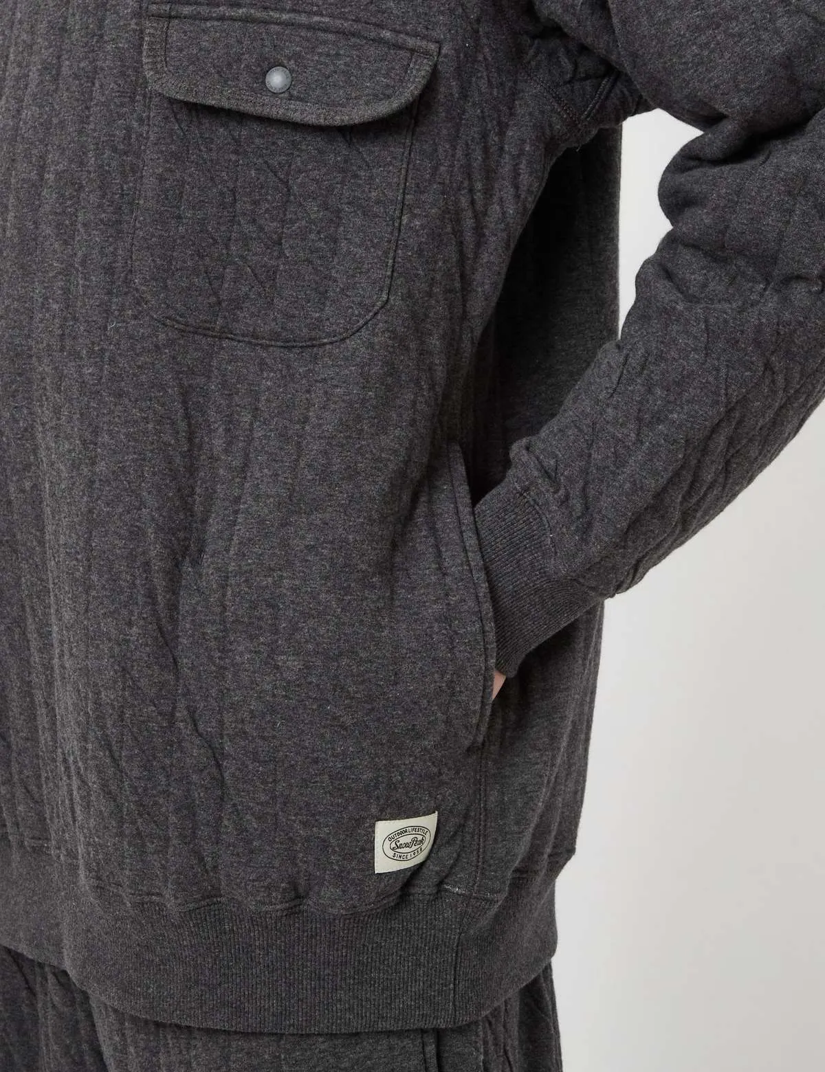 Natural Warm Stretch Pullover - Grey