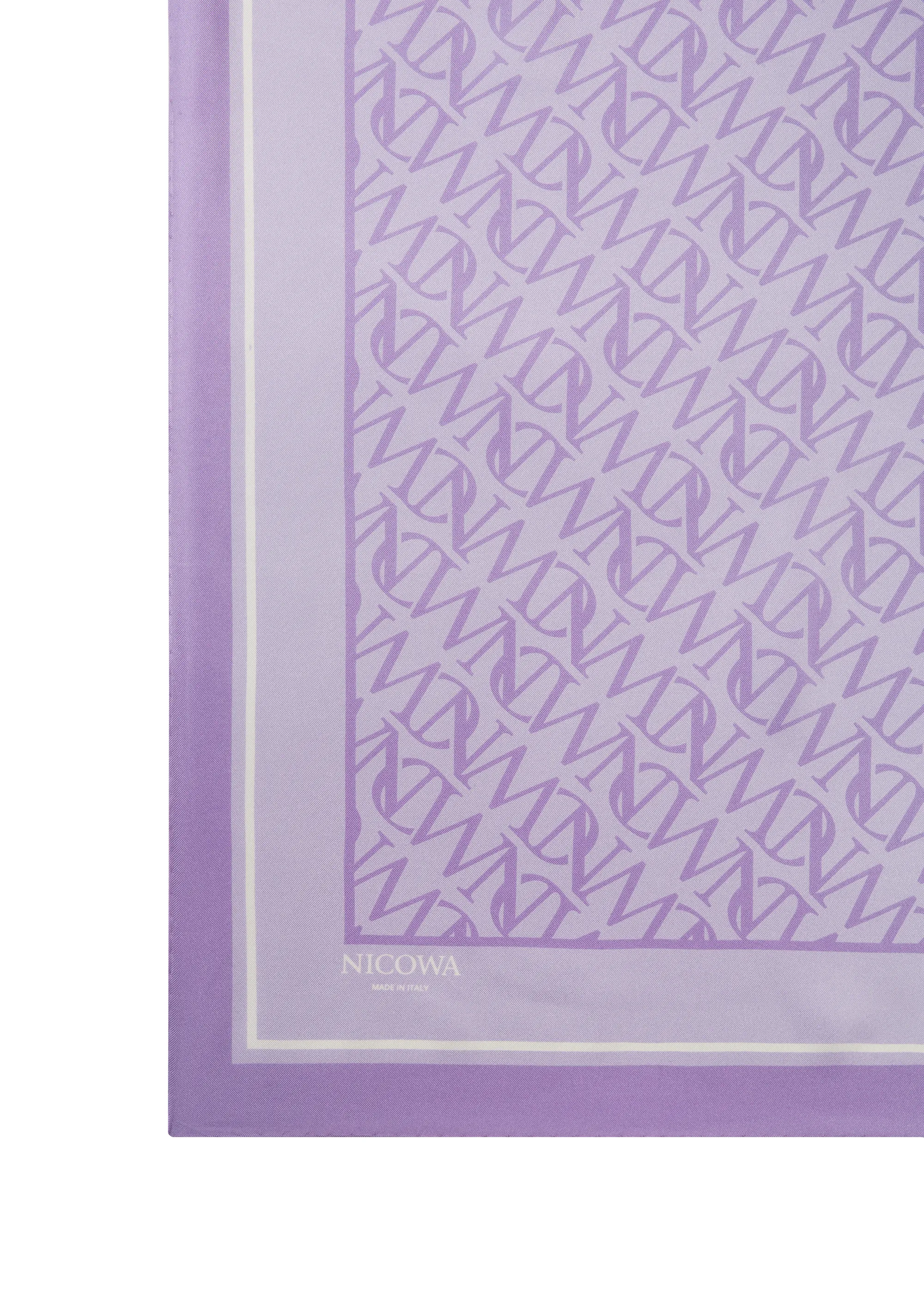 NCW silk scarf AURONA in LILAC