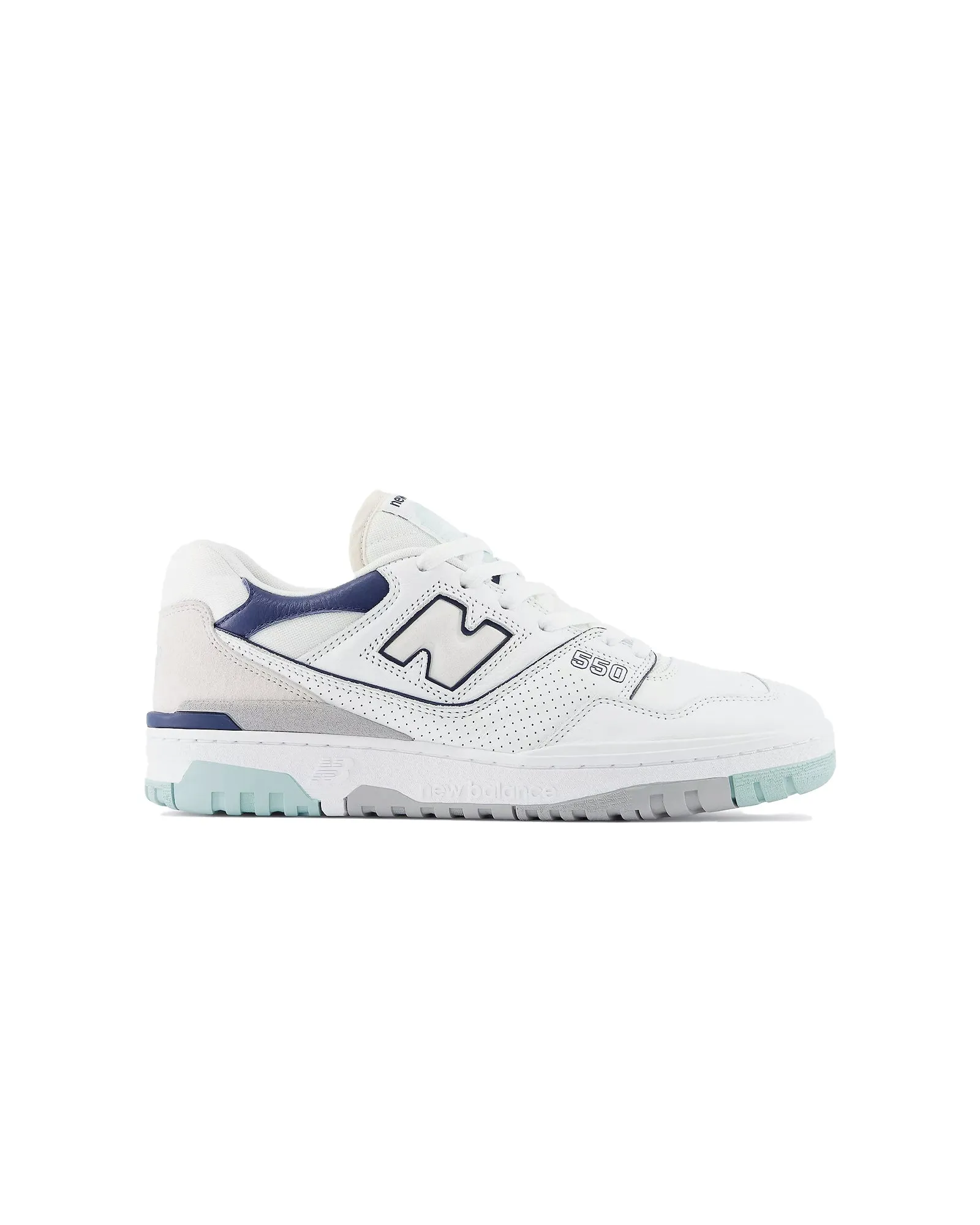 NEW BALANCE-WHITE NAVY- BB550WCAD