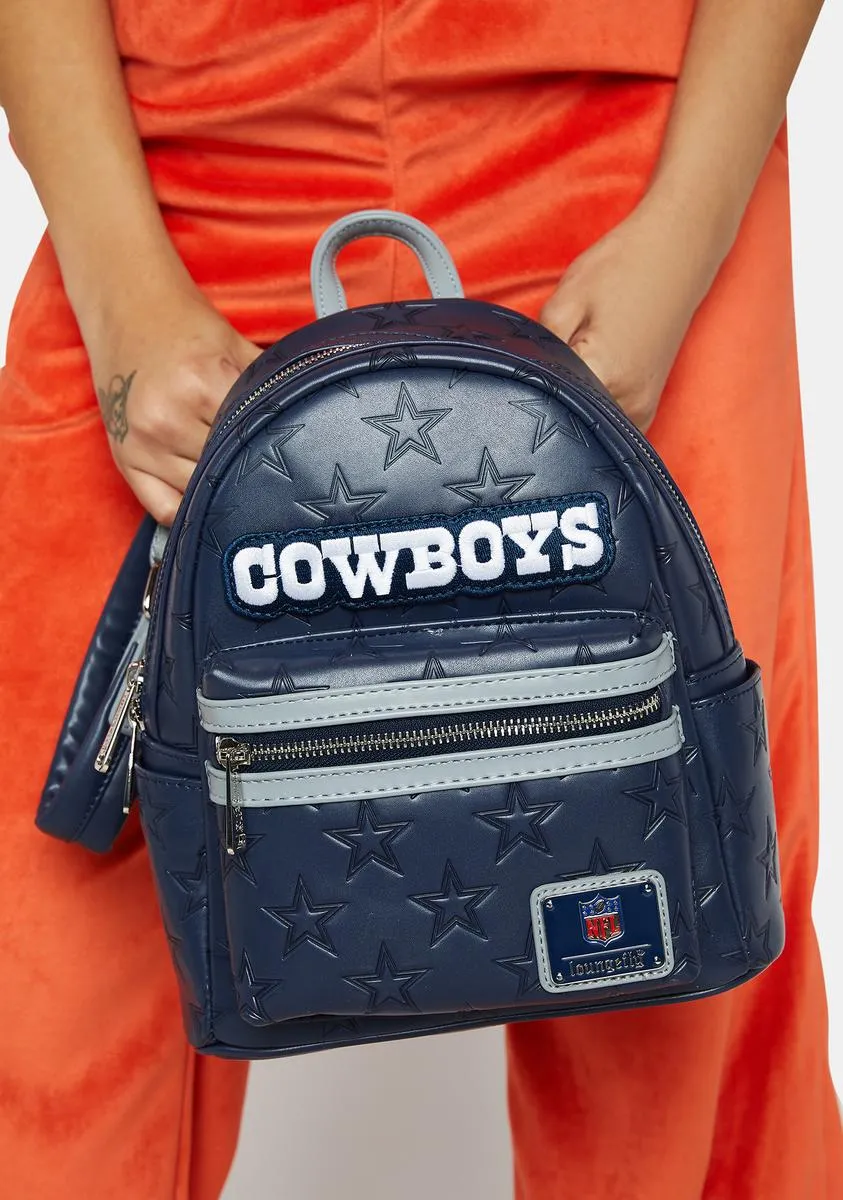 NFL Dallas Cowboys AOP Logo Mini Backpack-