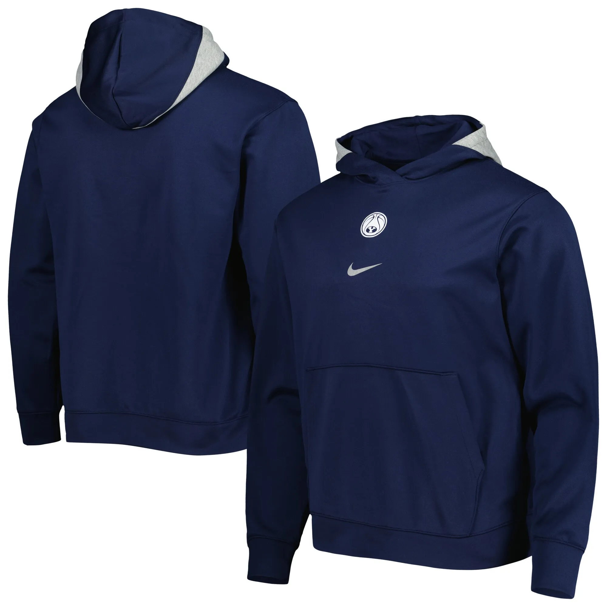 Nike BYU Cougars Navy Spotlight Performance Pullover Hoodie