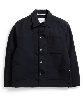 NORSE PROJECTS Norse Projects Pelle Waxed Nylon Insulated Jacket - Navy