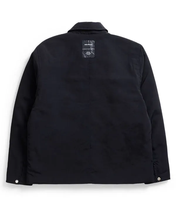 NORSE PROJECTS Norse Projects Pelle Waxed Nylon Insulated Jacket - Navy