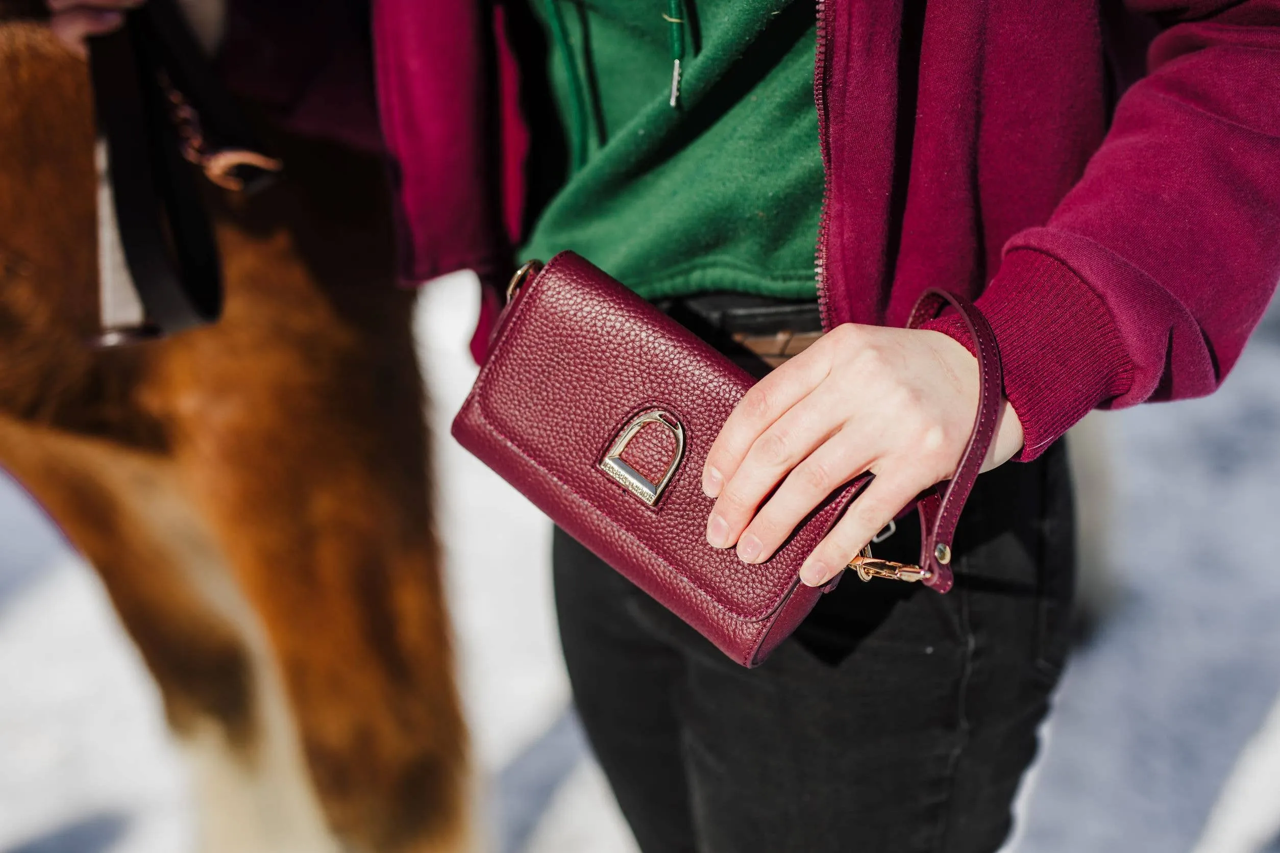 Oakbark & Chrome - Rider Belt Bag in Cabernet