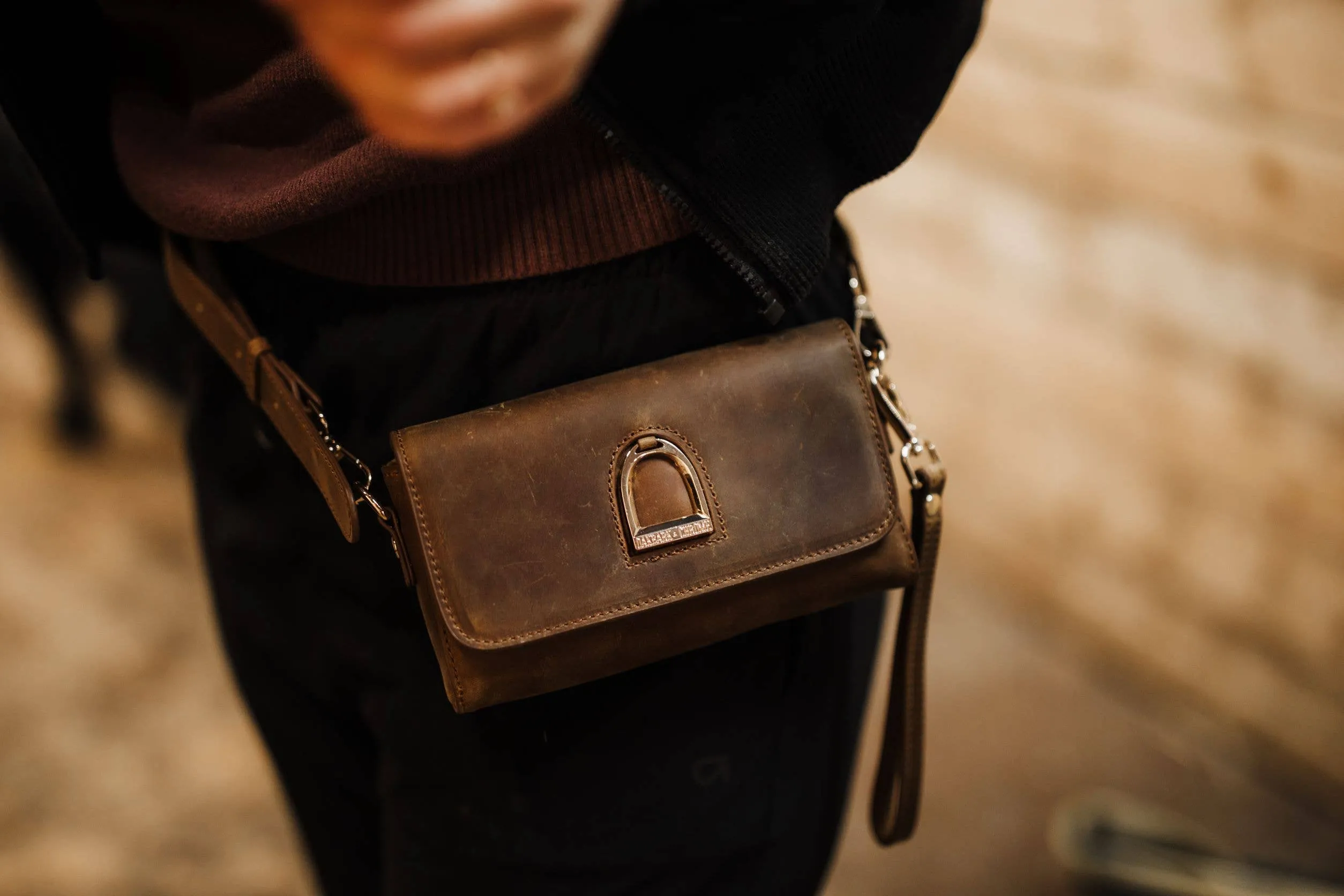 Oakbark & Chrome - Rider Belt Bag in Havana