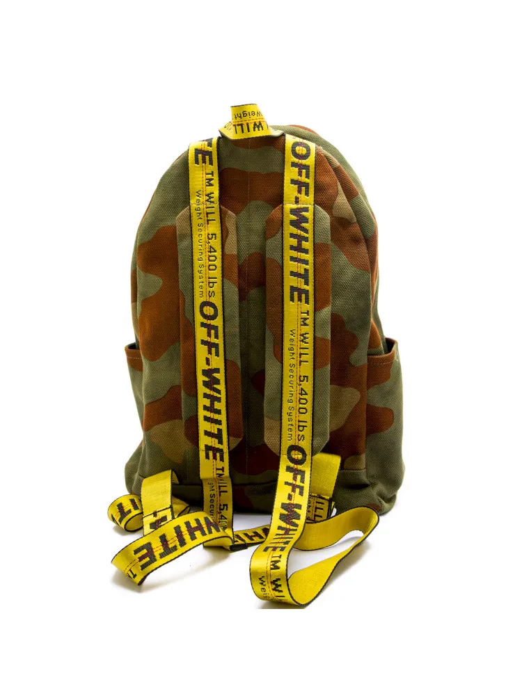 Off White Diag Camou Backpack | Credomen