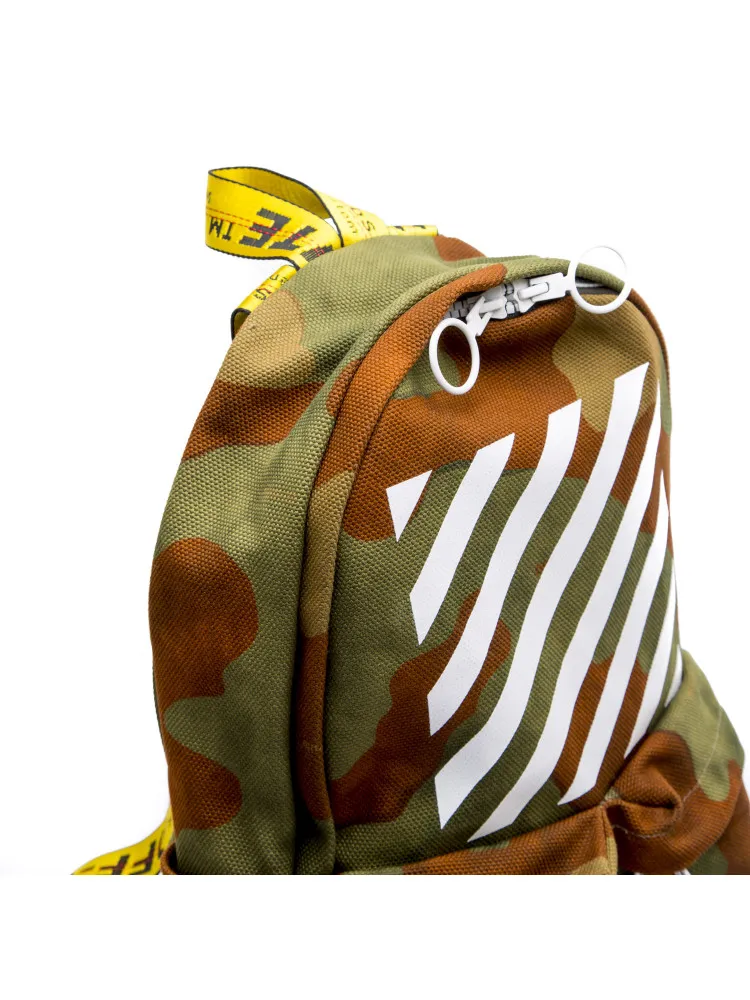 Off White Diag Camou Backpack | Credomen