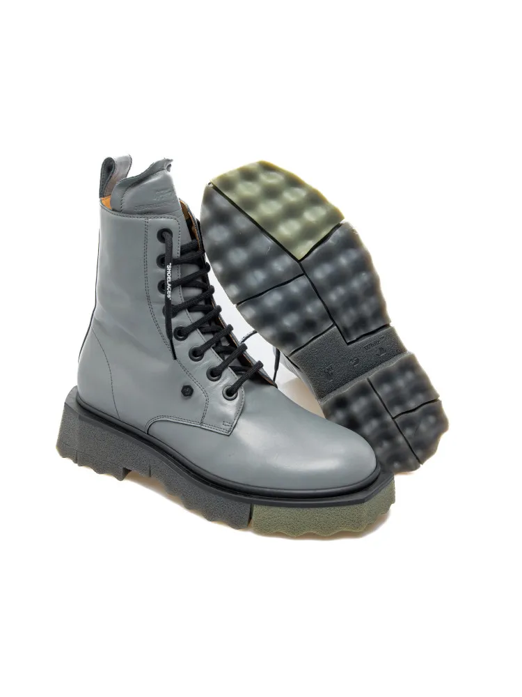 Off White Laceup Boot | Credomen