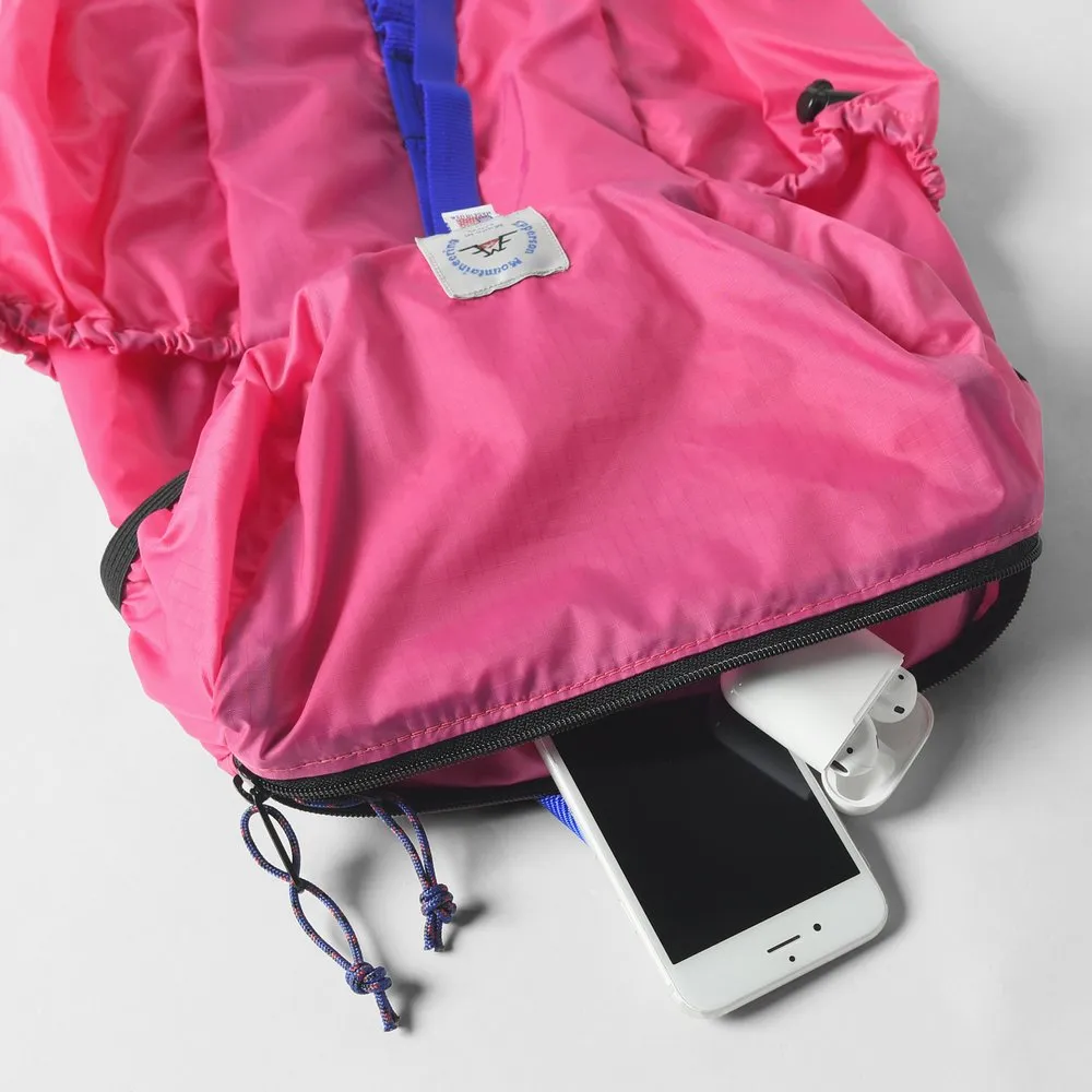 Packable Backpack - 70D Ripstop Nylon Pink