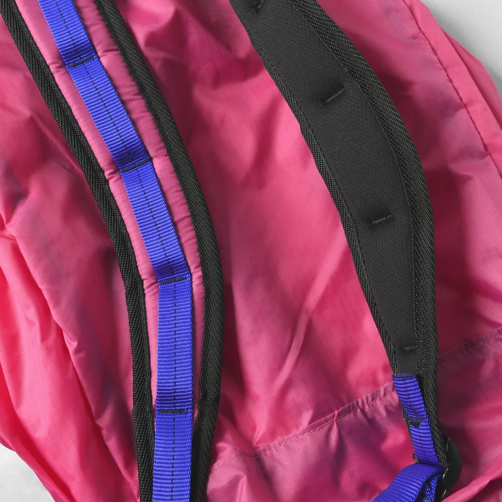 Packable Backpack - 70D Ripstop Nylon Pink