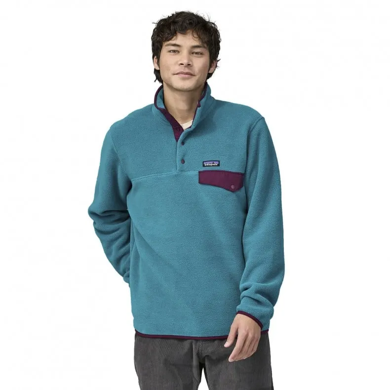 Patagonia Lightweight Synchilla Snap-T Pullover Fleece (Belay Blue)