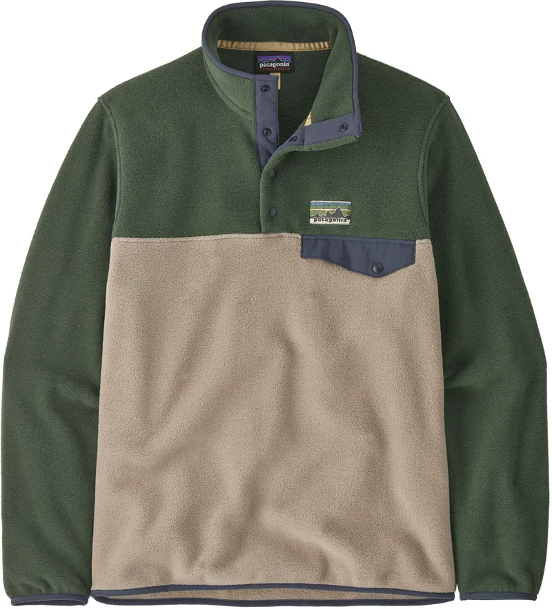 Patagonia Mens Lightweight Synchilla Snap-T Pullover - Seabird Grey