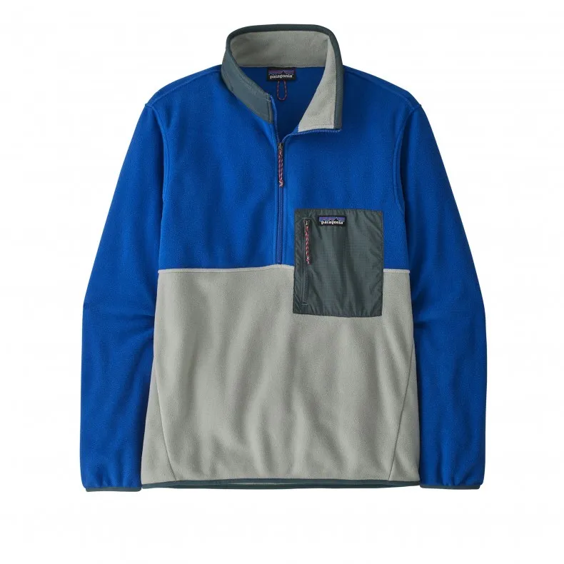 Patagonia Microdini 1/2 Zip Fleece Pullover (Sleet Green)