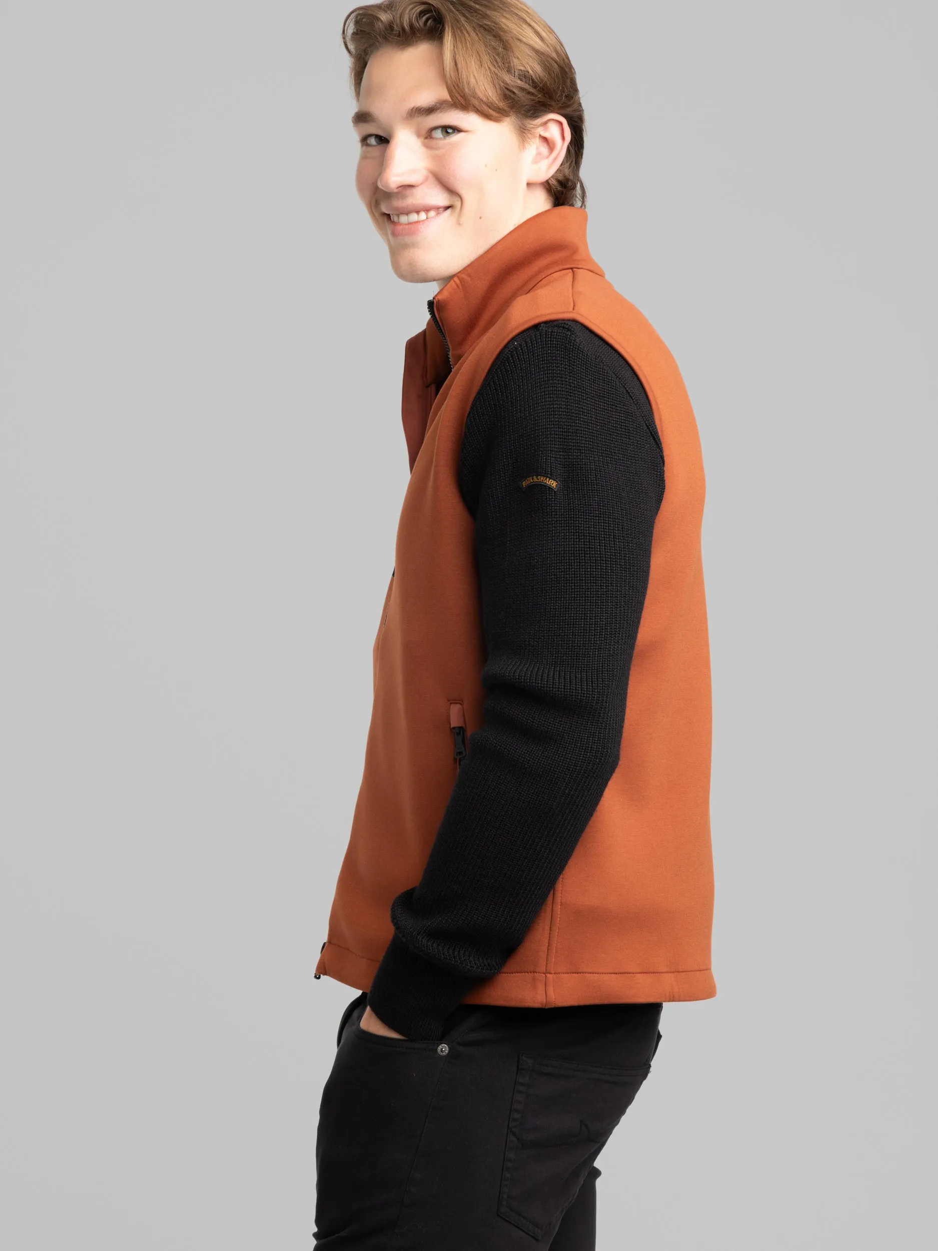 Paul & Shark Orange Performance Vest