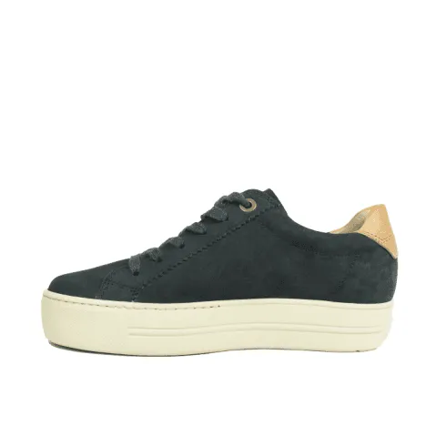 Paul Green 5241-09 | Space/Cuoio Nubuck | Women's Slip On Trainers