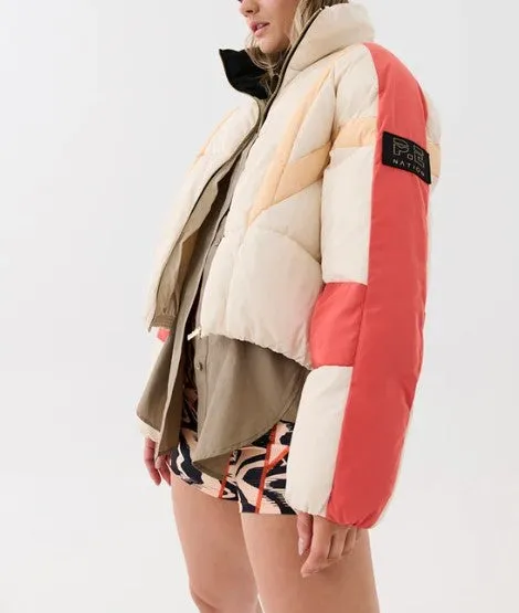 PE Nation Womens Denizen Jacket in Beige