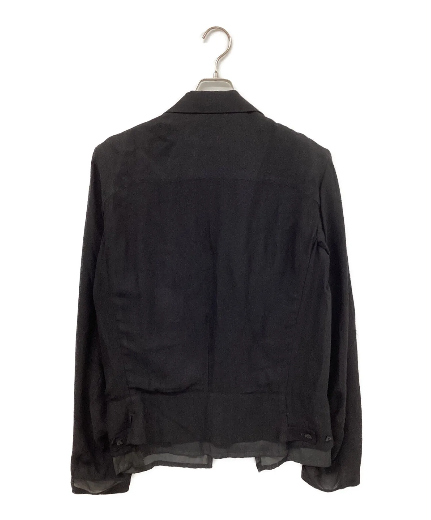 [Pre-owned] Yohji Yamamoto pour homme 14SS Layered Riders Knit Jacket HG-Y05-801