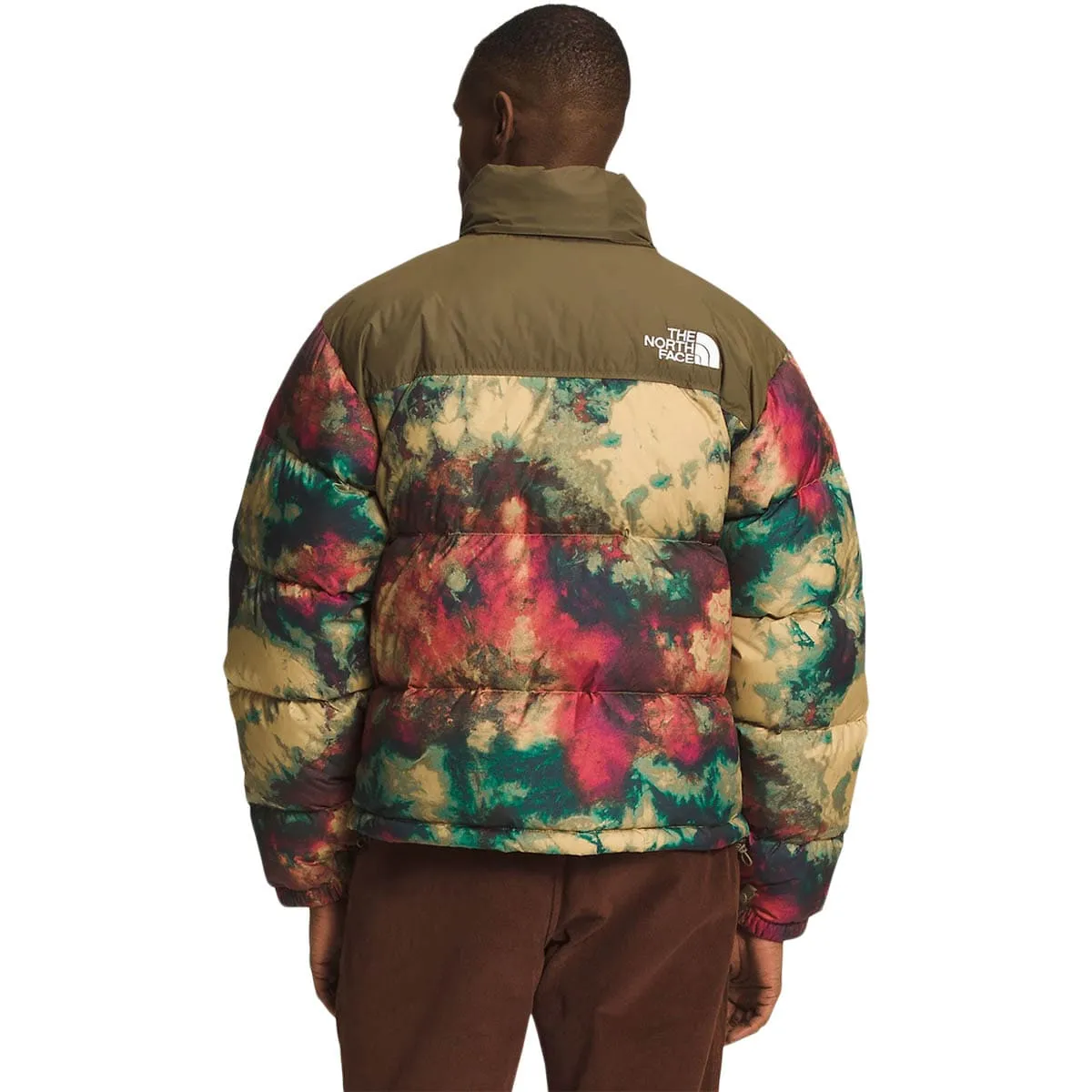 PRINTED 1996 RETRO NUPSE JACKET ANTELOPE TAN ICE DYE PRINT | Bodega