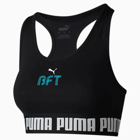 PUMA x BFT Mid Impact Training Bra | Puma Black-BFT | PUMA Training | PUMA 