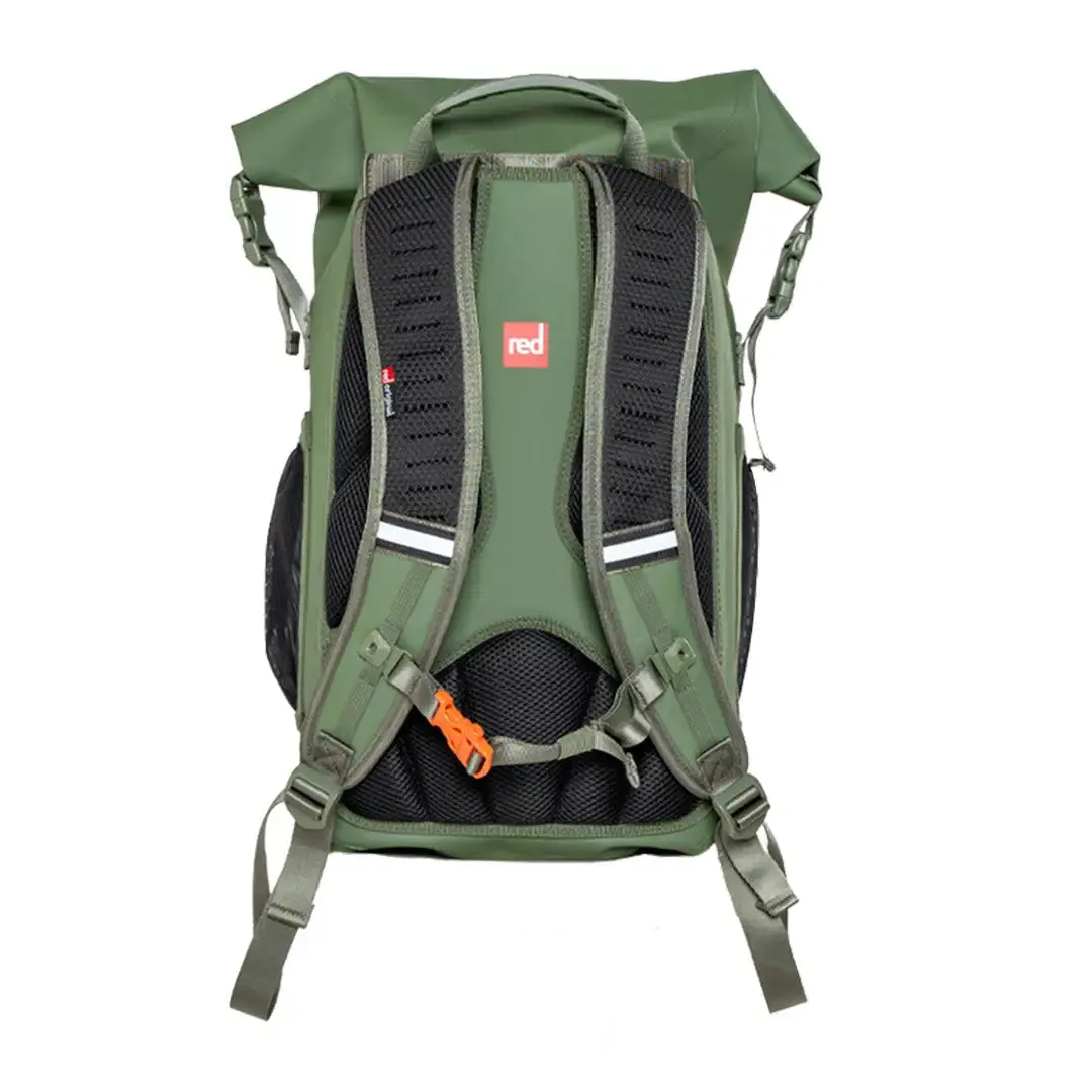 Red Adventure Waterproof Backpack 30L - Olive Green