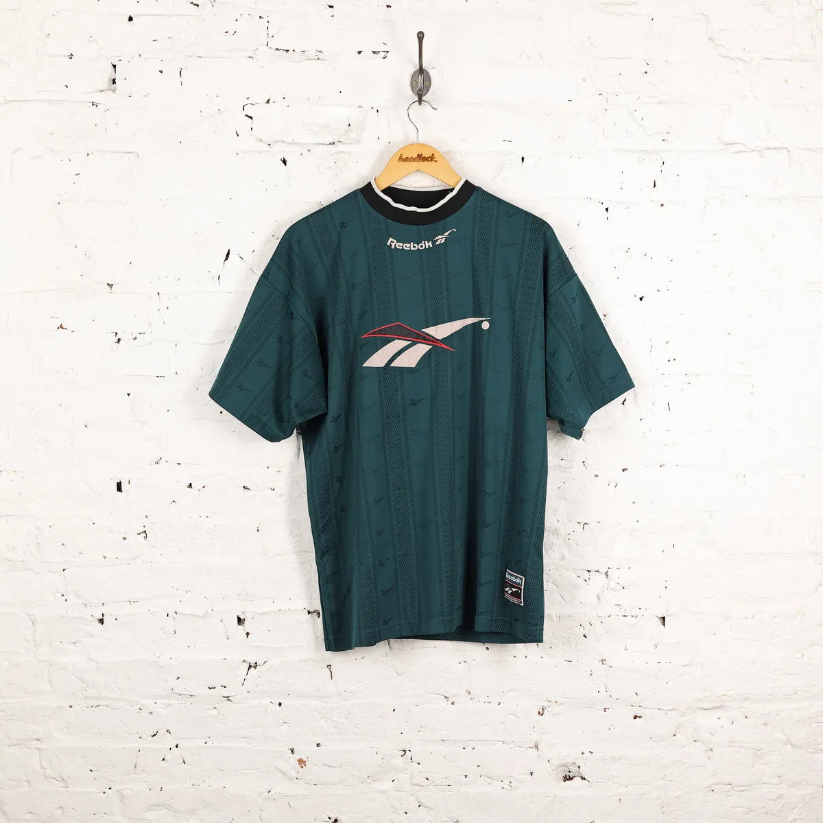 Reebok 90s Sports T Shirt - Green - L