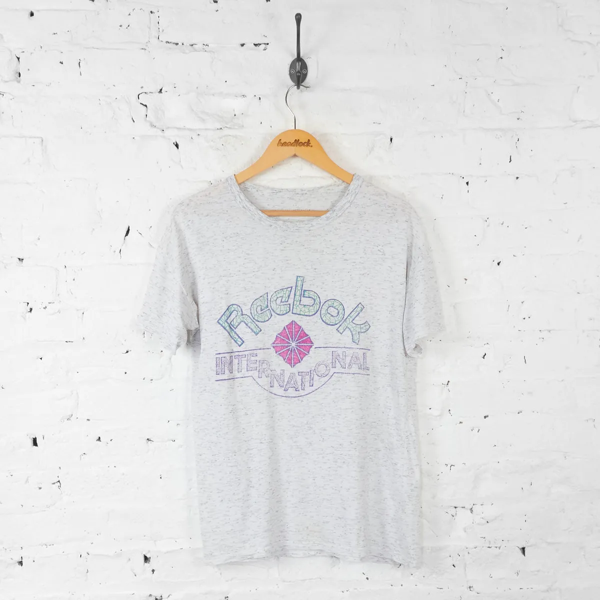 Reebok International T Shirt - Grey - S