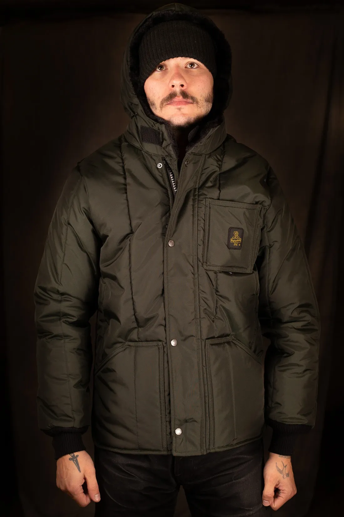 REFRIGIWEAR – KABAN JACKET – Dark Green – ONLINE ONLY!