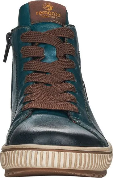 Remonte Blue Lace Up Boot