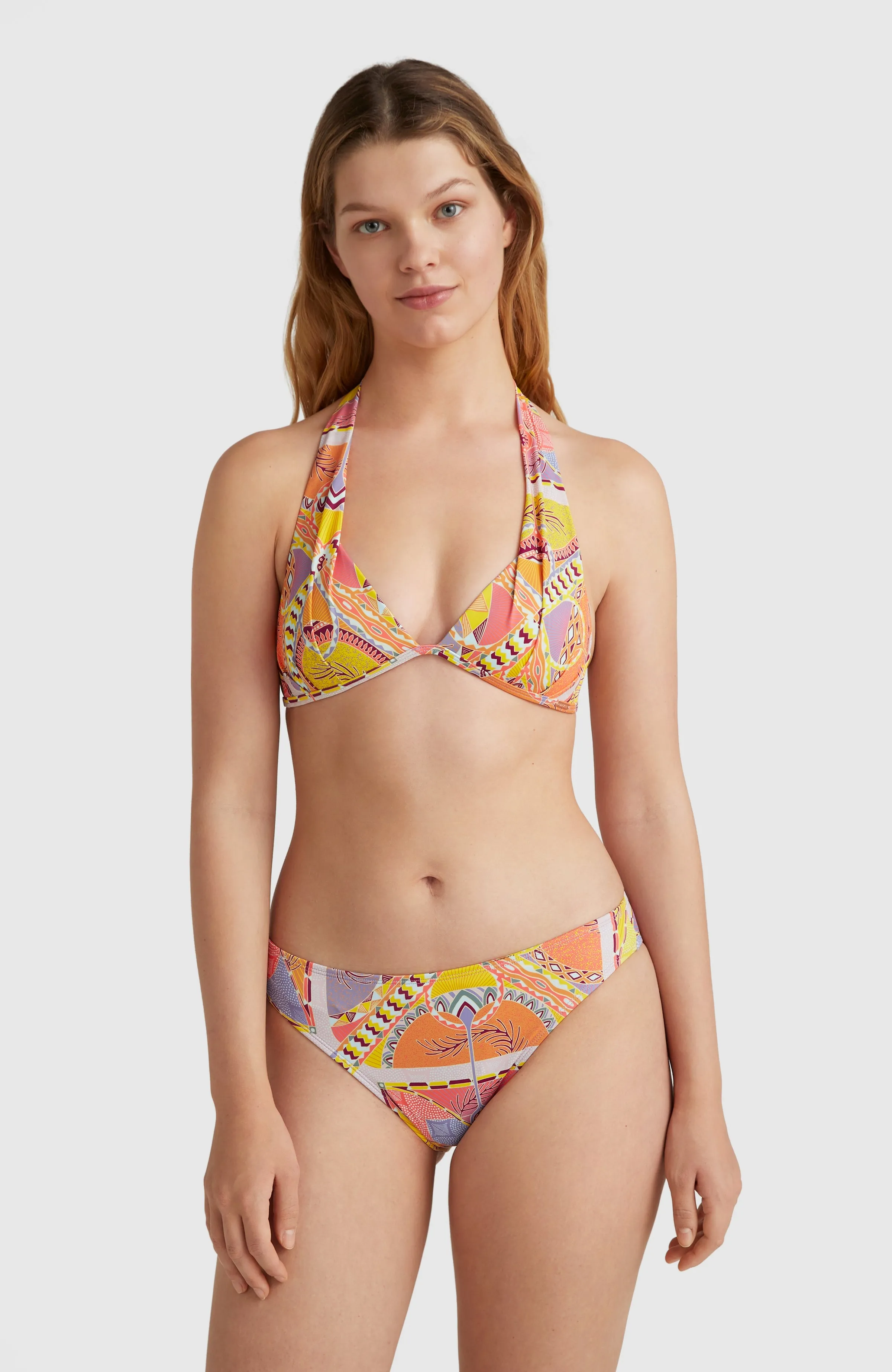 Rita Bikini Bottoms | Yellow Scarf Print