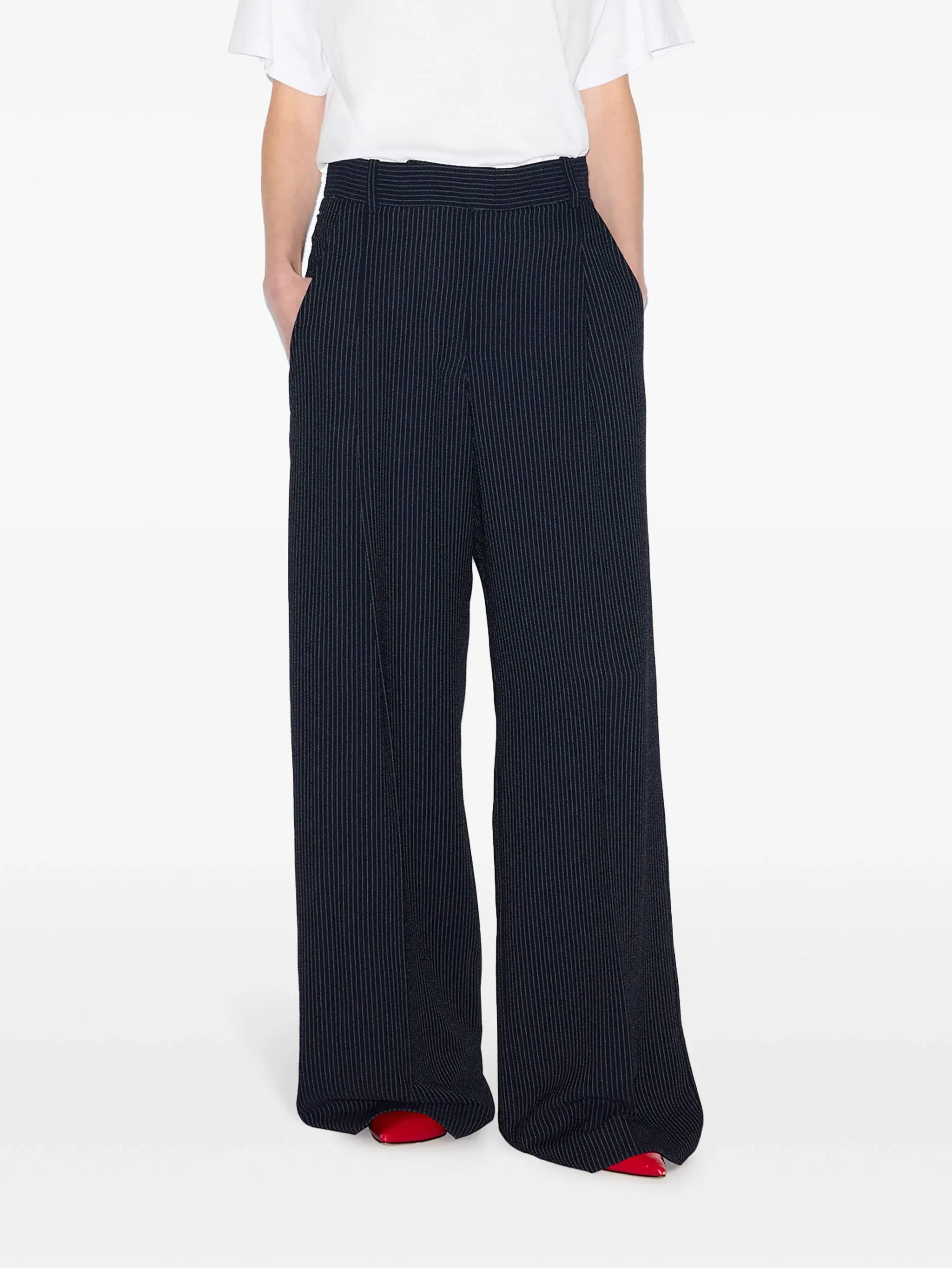 Romina pinstripe tailored trousers