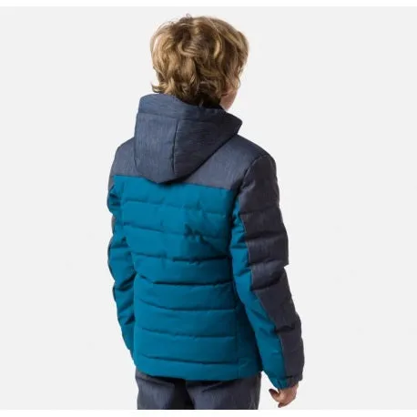 Rossignol Boys Polydown Jacket in Blue