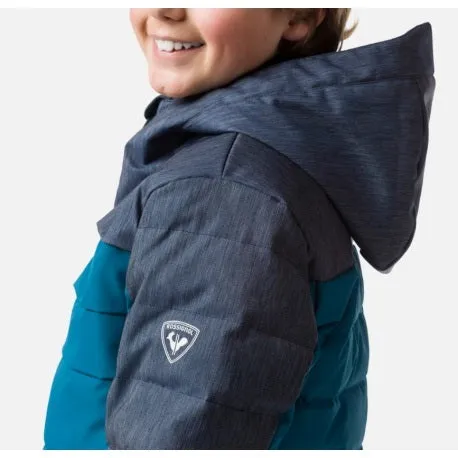 Rossignol Boys Polydown Jacket in Blue