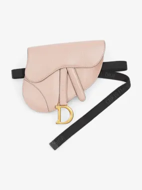 Saddle Belt Bag Nude Leather