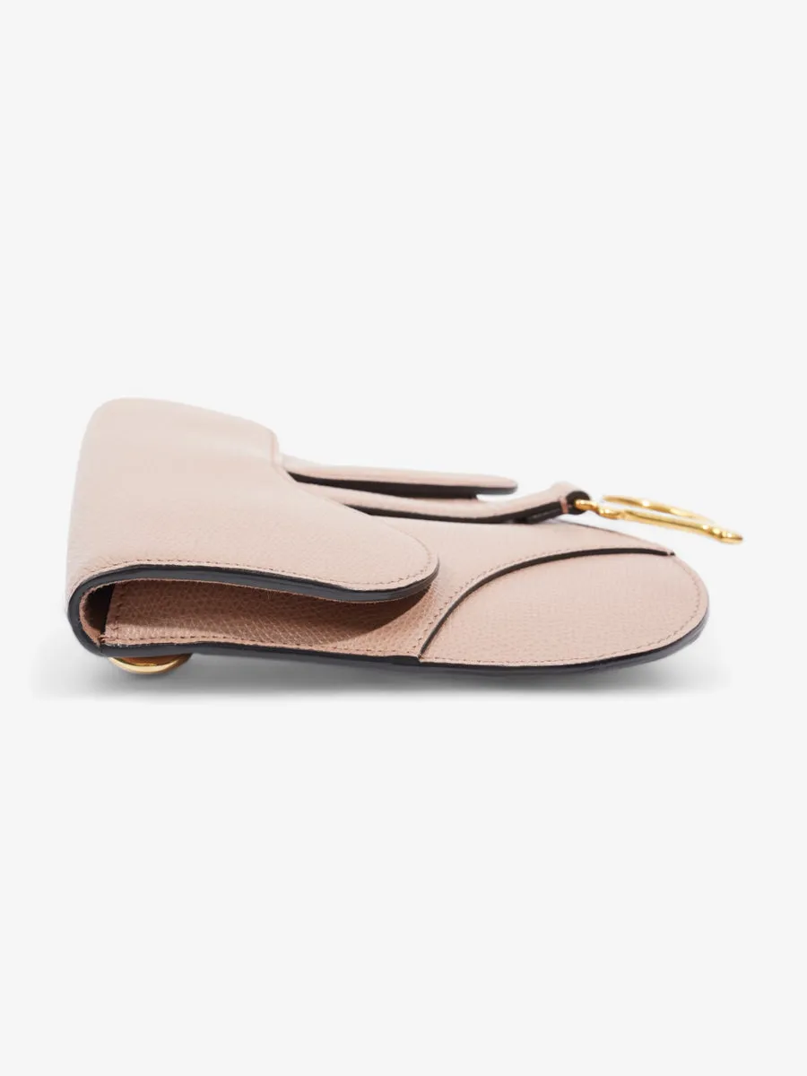 Saddle Belt Bag Nude Leather