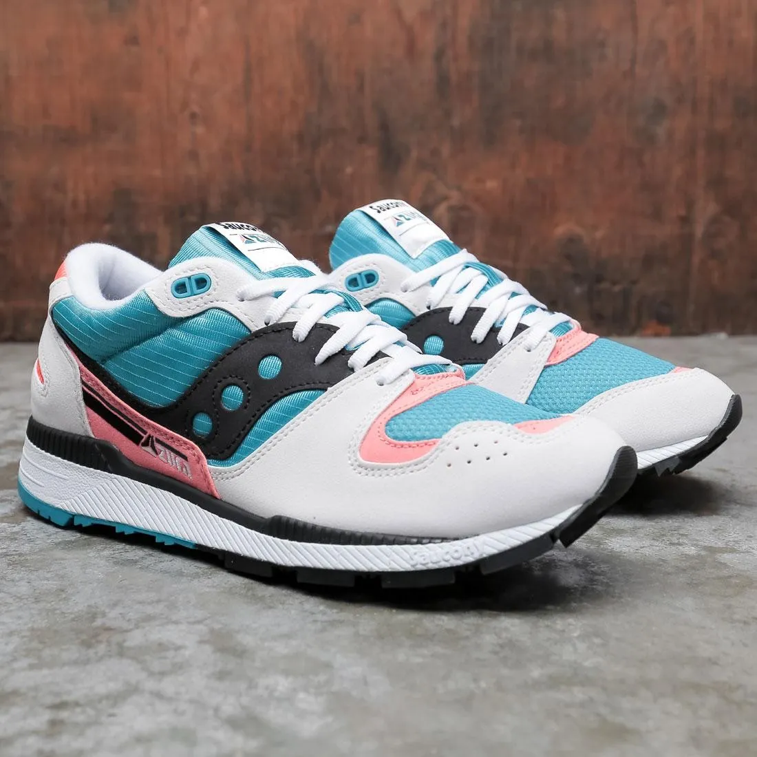 Saucony Men Azura (white / capri / coral)