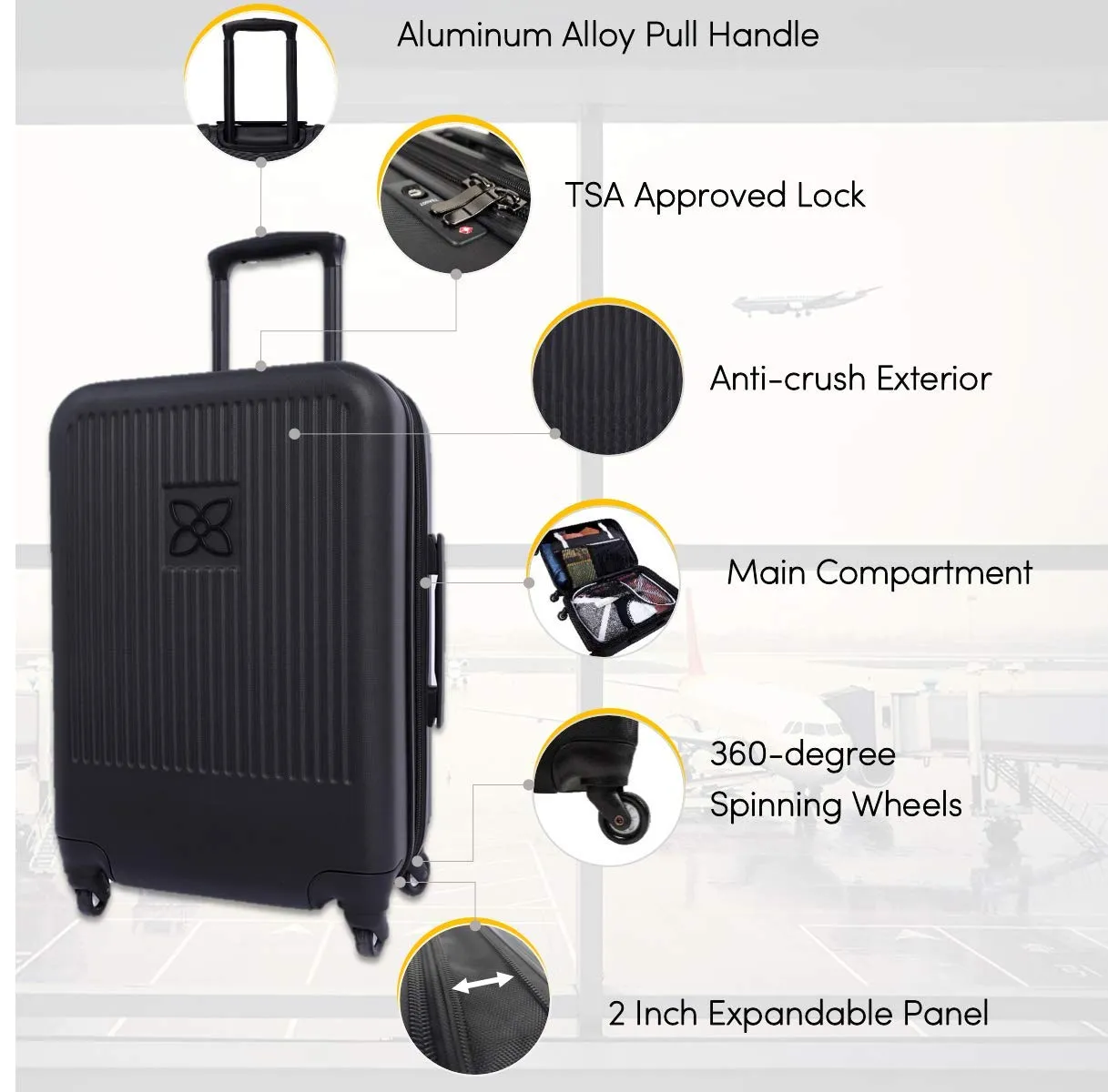 Sherpani Meridian Crushproof Carryon Luggage  