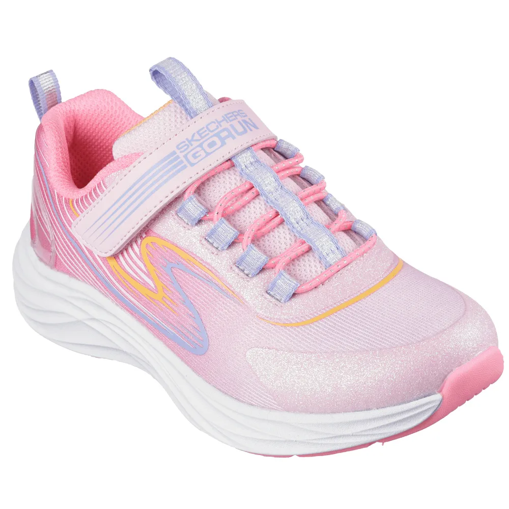 Skechers Girls Go Run Accelerate Pink Multi Trainers