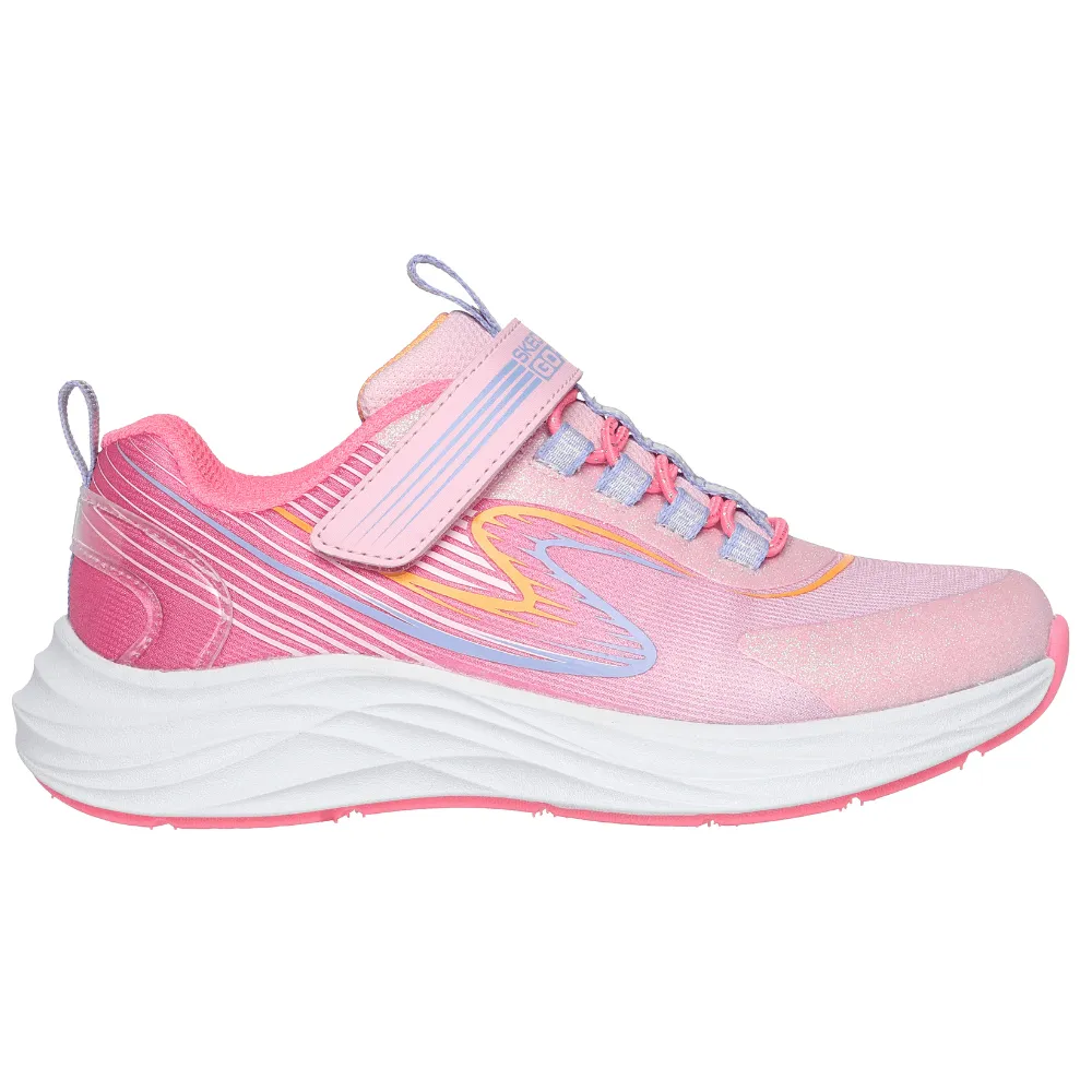 Skechers Girls Go Run Accelerate Pink Multi Trainers