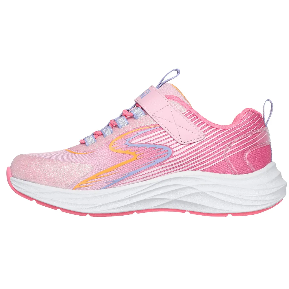 Skechers Girls Go Run Accelerate Pink Multi Trainers