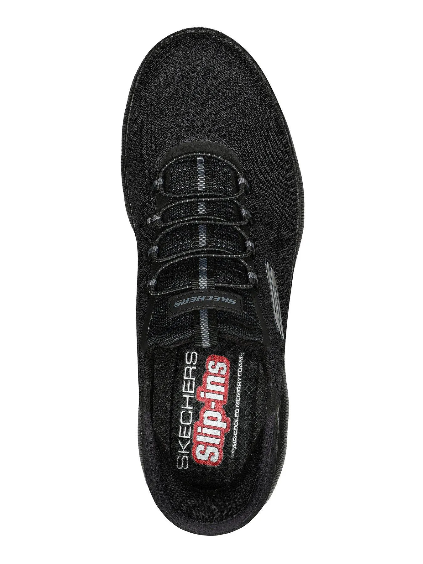 Skechers Summits Mesh Slip-ins Memory Foam Trainers - Black