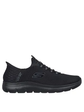 Skechers Summits Mesh Slip-ins Memory Foam Trainers - Black