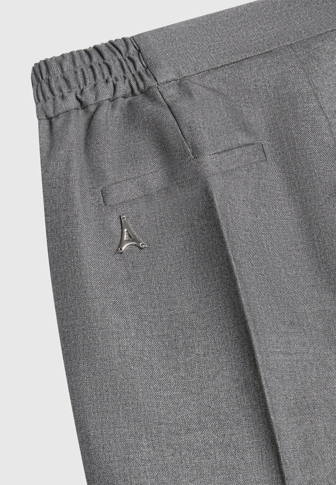 Slim Fit Tailored Trousers - Grey