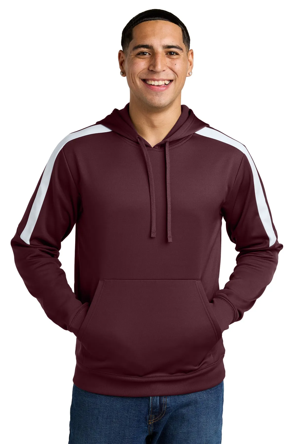 Sport-Tek Men's Sport-Wick Fleece United Pullover Hoodie