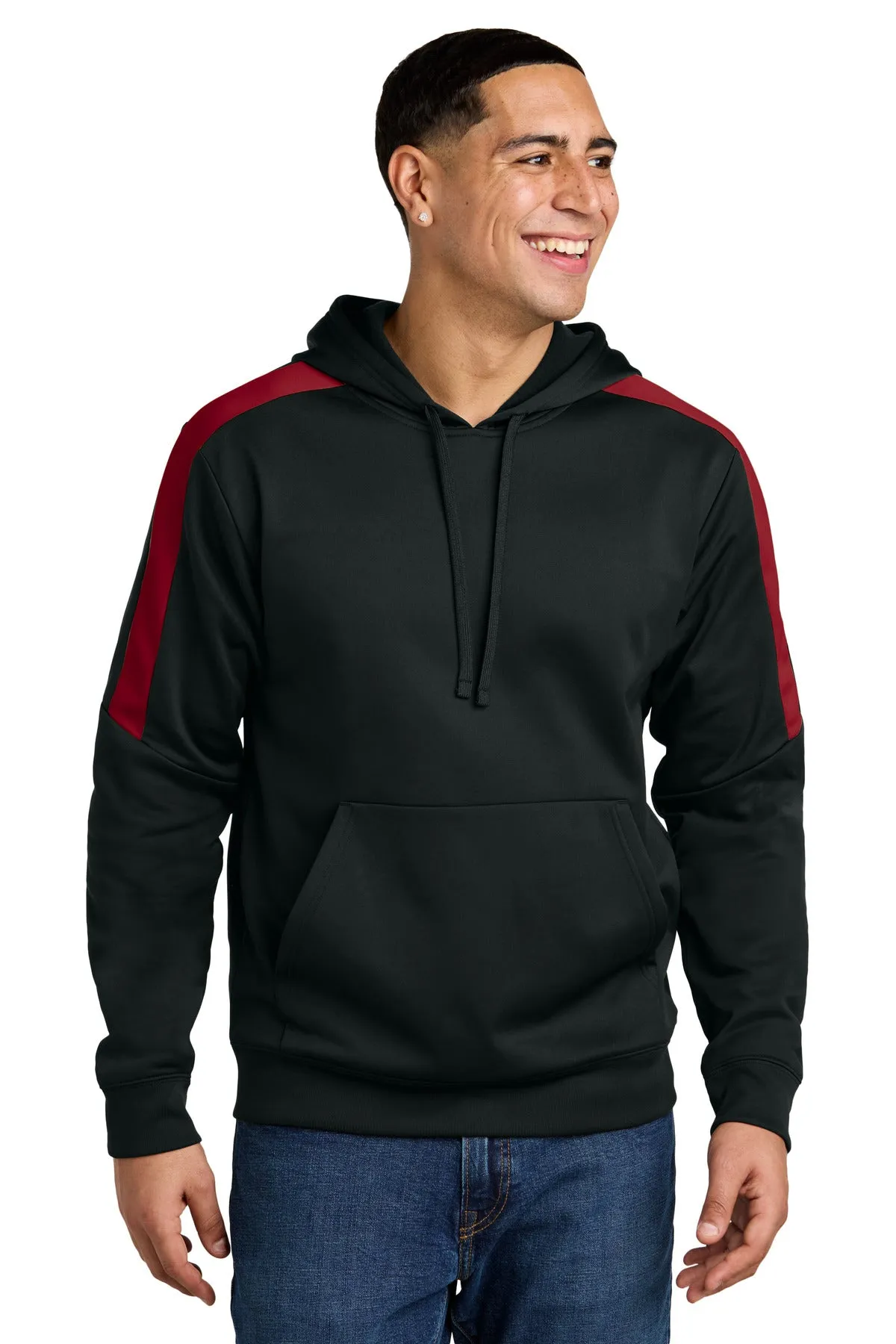 Sport-Tek Men's Sport-Wick Fleece United Pullover Hoodie