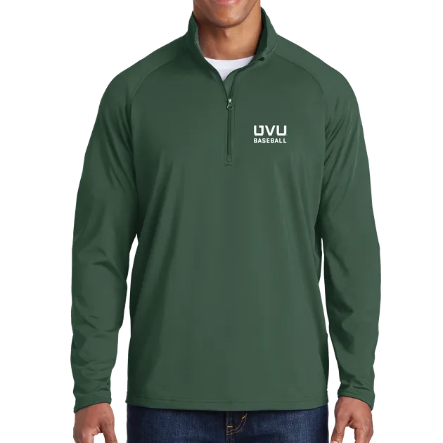 Sport-Tek Sport-Wick Stretch 1/2-Zip Pullover - UVU Baseball