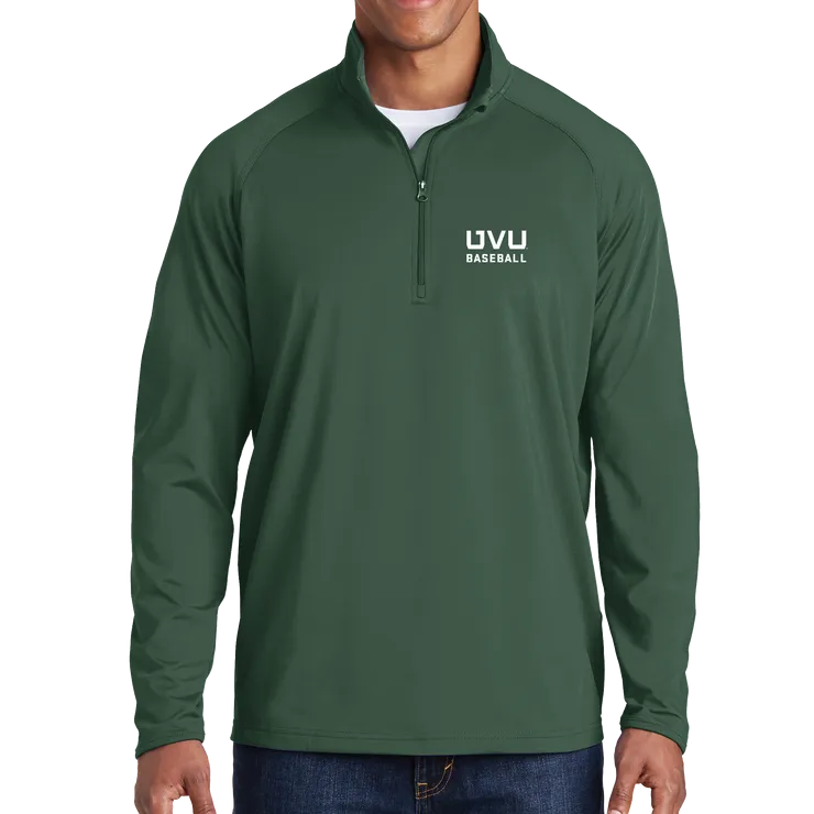 Sport-Tek Sport-Wick Stretch 1/2-Zip Pullover - UVU Baseball