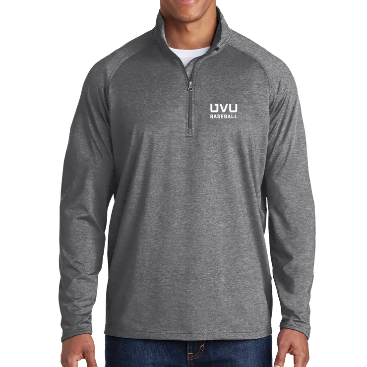 Sport-Tek Sport-Wick Stretch 1/2-Zip Pullover - UVU Baseball