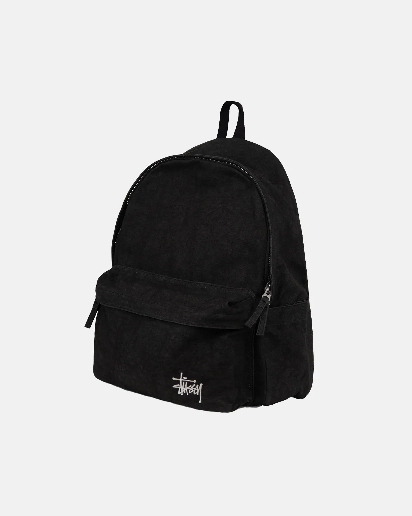 Stussy  Men's Canvas Backpack Washed Black 