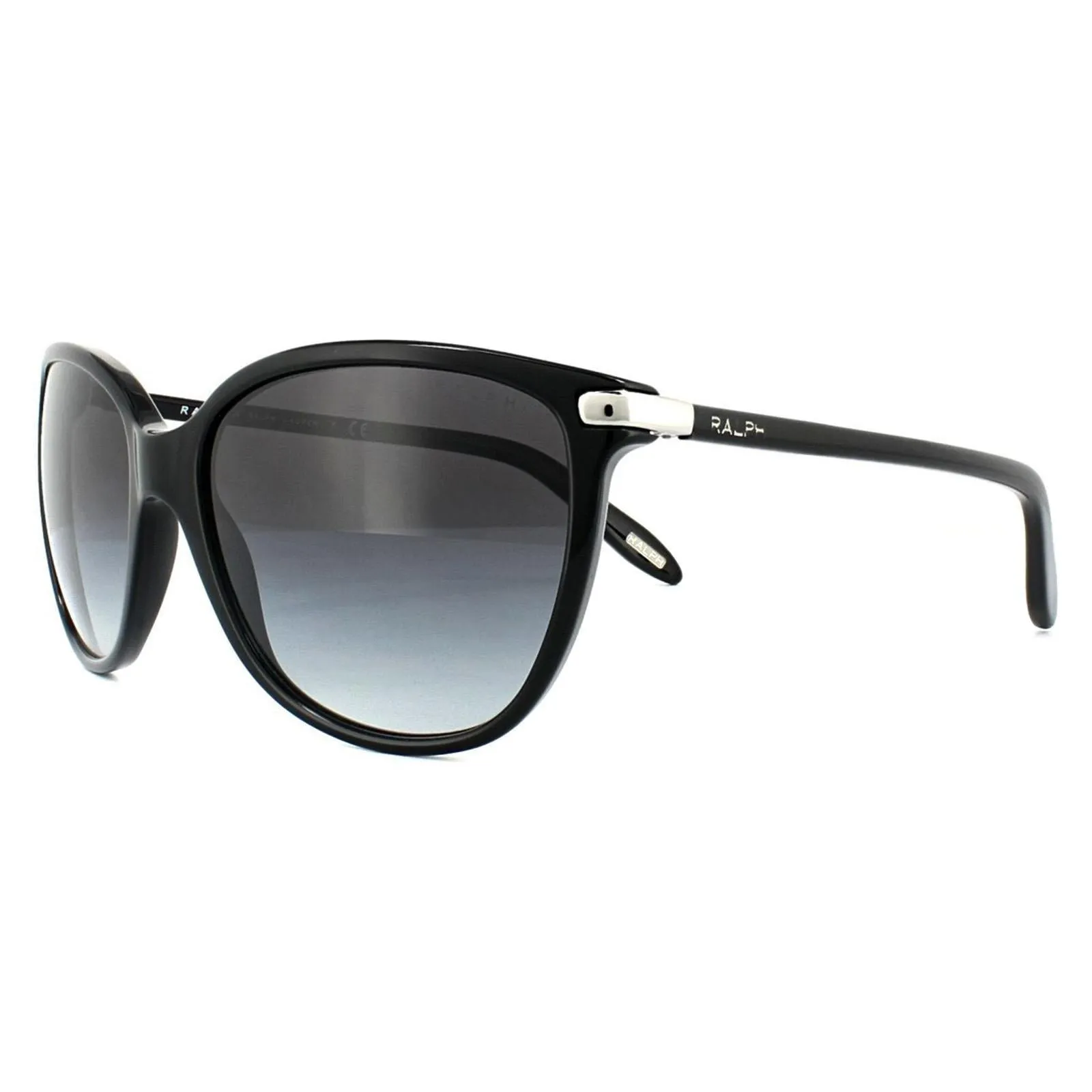 Sunglasses | Cat Eye Black Grey Gradient Sunglasses | Ralph by Ralph Lauren